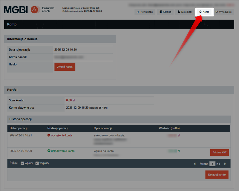 Zrzut 1 - Jak pobrać faktury