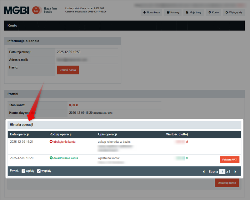 Zrzut 2 - Jak pobrać faktury