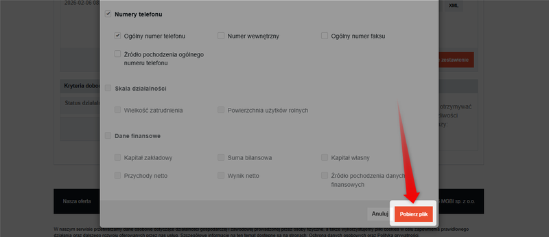 Zrzut 4 - Jak pobrać pliki